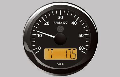 Marine Tachometer 6000 RPM